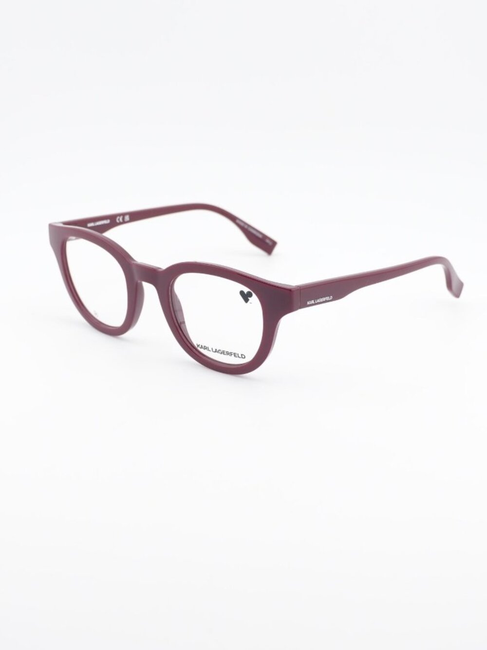 Karl Lagerfeld KL6177 601 Eyeglasses Burgundy 47mm Round Frame